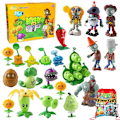 Miniatyrbild 3 av 5: Stora Äkta Plants vs. Zombie Leksaker 2 Komplett Uppsättning Pojkar Mjuka Silikon Anime Figur Barn Dockor Jul Födelsedagspresenter C No box