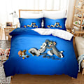 Miniatyrbild 2 av 3: Tom och Jerry Barn Vuxen Sängkläder Täcke Örngott Enkel Dubbel King Size Stil 8 200*225three-piece