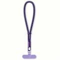 Pikkukuva 1 / 5: 7 mm säädettävä rannehihna itselukittuvalla puhelinnyörillä ja kiinnityslenkillä, 360 astetta kääntyvä koukku DarkPurple