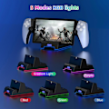 Pikkukuva 4 / 5: JYS-P5202 Magneettinen latausasema Sony Playstation Portalille, Type-C laturiteline RGB-valolla