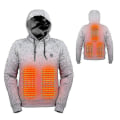 Miniatyrbild 2 av 5: Uppvärmda Hoodies, USB Elektrisk Uppvärmd Lättvikts Hoodie Tröja Jacka Grey 2XL