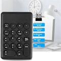 Miniatyrbild 2 av 5: Nytt 2.4G Trådlöst Digitalt Tangentbord USB 18 Tangenter Mini Numeriskt Tangentbord A