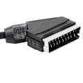 Pikkukuva 4 / 5: Scart - 3,5 mm, 1,4 m 3,5 mm:n miniliitin - Scart-kaapeli televisiolle, kuulokkeille ja kaiuttimelle