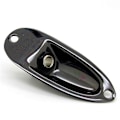 Pikkukuva 5 / 5: Musta Vene-tyylinen 1/4 tuuman Kitaran Mikrofonin Ulostulon ja Tulon Liitäntäpistorasia Stratocaster-kitaralle
