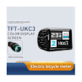 Miniatyrbillede 4 af 5: LCD TFT UKC3 Display Hastighed Batteritid Indikator til Elcykel 24V 36V 48V Motor Ombygning