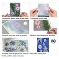Miniatyrbillede 3 af 5: 73 Stykker Print Papir Cyanotype Papir Sæt, Solar Tegnepapir Sensitivt Printpapir