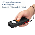 Miniatyrbilde 2 av 5: Trådløs QR-kodeskanner Bluetooth Bærbar Strekkodeskanner Strekkode Lager Express Strekkodeskanner