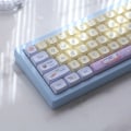 Miniatyrbillede 3 af 5: PBT keycap Engelsk 133/127 key sommer is keycap fræk kat keycap Pink