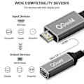 Pikkukuva 5 / 5: Qgeem HDMI - Mini DP -muunninadapterikaapeli UHD 4K @ 30 Hz Plug