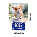 Pikkukuva 2 / 5: Corgi-kalenteri 2025 Koirakalenteri Seinäkalenteri Söpö Corgi Vuosittainen Vuosisuunnittelija 12 Kuukauden Kalenterisuunnittelija Järjestämiseen