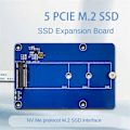 Miniatyrbillede 3 af 5: PCIe til M.2 NVMe SSD Adapterkort til Pi5 5 Understøtter 2242/2260/2280 NVME M2 SSD