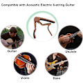 Miniatyrbillede 4 af 5: (85*78*12mm) Capo 2-pak Enhånds Hurtigskift Aluminium Legering Capo til Ukulele Elektrisk Akustisk Guitar Bas og mere