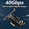 Pikkukuva 2 / 5: NVMe-sovitinkortti PciEX4 M Key M.2 -laajennus PCIE3.0 -sarjasovitin