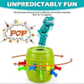 Miniatyrbilde 3 av 5: Pop Up Dinosaurleker for gutter og jenter i alderen 3-8 år, klassiske Pop Up brettspill for barn, selskapsleker for barn, gave til gutter 3+ år