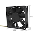 Miniatyrbild 5 av 5: 24V 80mm 8cm Kylfläkt 80X80X25 mm 8025 PC Datorhölje Fläkt DIY Router GPU CPU Kylfläkt