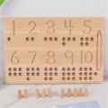 Miniatyrbilde 2 av 5: 1-10 Tallbeskrivelse Pennkontroll Treningsbrett Blind Skrivebrett Tre Telling Klassifisering
