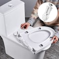 Miniatyrbillede 2 af 5: Toiletskruer og toiletsædeskruer i rustfrit stål, topmonteringshængsler, skruer til toilet