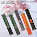 Pikkukuva 3 / 5: 5 kpl rannekkeita Ultra Band 49 mm, 45 mm, 44 mm, 42 mm:lle, Trail Loop -nylonurheiluranneke sarjoille 8 ja 7