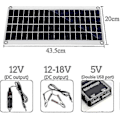 Miniatyrbilde 4 av 5: 300w 12v solcellepanelsett batterilader 300 watt 12 volt off-grid system med 10a-60a kontroller