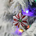 Miniatyrbilde 2 av 5: Julekulepynt - 6 stk. Plastikk Knusesikre Hengende Kuler til Juletrepynt, Glitter Innendørs Hjemmefest Dekor