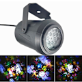 Miniatyrbilde 2 av 4: 16 Mønster LED Snøfnugg Projektorlys Juleprojeksjon Vanntett Utendørs Lampe Snø Spotlight For Julebord US plug