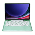 Pikkukuva 3 / 5: A810B Yhteensopiva Samsung Galaxy Tab S9 FE+ 12.4\" X610 / X616 Irrotettava Bluetooth-näppäimistökotelo Kynäpaikka Tablettikotelo LightGreen