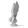Miniatyrbillede 3 af 5: Hvide Engle Harpiks Keruber Statue Figur, Yndig Engel Skulptur Mindestatue Indendørs Hjem Dec