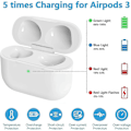 Miniatyrbillede 2 af 4: Trådløs opladningsetui erstatning kompatibel med AirPods 3. generations opladningsetui