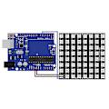 Miniatyrbillede 3 af 5: 3 x U 64 LED Matrix Panel CJMCU-8X8 Modul Kompatibel med for og for