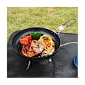 Miniatyrbillede 2 af 5: Metal Bærbar Stegepande Picnic Camping Foldbar Pande Kogegrej Non-stick Pande til Campingtilbehør