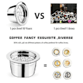 Miniatyrbild 4 av 4: Bimirth Återfyllningsbara Kaffekapslar för K-fee Kaffe Espressomaskin