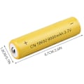 Miniatyrbilde 3 av 3: 4 stk. 3,7V Volt 9800mAh Li-ion Litiumbatteri 18650 Oppladbare Batterier for Lommelykt Hodelykt Powerbank