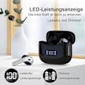 Miniatyrbillede 4 af 5: BX-15 Trådløse Bluetooth-øretelefoner, In-Ear Sports-øretelefoner, Sort