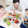Miniatyrbild 5 av 5: Träpussel Presenter Leksaker för Småbarn 1 2 3 4 År Gamla Pojkar Flickor Spädbarn Barn Lärande Pedagogiska Leksaker 6-pack