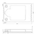 Miniatyrbild 2 av 5: RTL8812CU Trådlös Dual Band WIFI Modul 2.4G/5G Hög Effekt för Linux Android USB Gränssnitt IPEX BL-