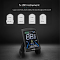 Miniatyrbillede 3 af 5: Elektrisk Cykel Display S-100 LCD Display Kontrol 24V - 72V Hastighedsmåler 5pin Speedometer Vandtæt