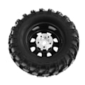 Miniatyrbild 4 av 5: 4 st 93 mm Metall 1,9 tum Beadlock Hjulfälg Gummiband Set för 1/10 RC Crawler Bil, 12 mm Adapter, Vit