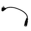 Miniatyrbillede 3 af 5: Micro USB til 3,5 mm Jack Audio Adapter Kabel Vinkelret Micro USB Hanledning