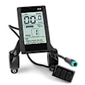 Miniatyrbild 1 av 5: Protocol 2 Elektrisk Cykel Display 24v 36v 48v Lcd S830 Display Med Usb Vattentät Anslutning WZX