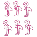 Miniatyrbillede 4 af 5: 100 stk. Papirclips Multifunktionelle Fugleformede Metal Papirclips Sæt til Dokumentklassificering Rosarød