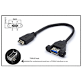 Miniatyrbilde 2 av 5: USB 3.2 Gen2 Frontpanel Skrumonteringsforlengelseskabel 10Gbps 60cm