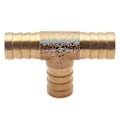 Miniatyrbillede 1 af 4: 3/4\" 20mm Slangeforskruning T-stykke Messingrør 3 Vejs T-fitting Gevind Gas Brændstof Vand Luft