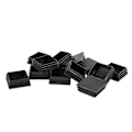 Miniatyrbilde 1 av 5: 50mm x 50mm Plast Firkant Endeblindplugger Hetter Rørinnlegg 12 stk