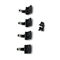 Pikkukuva 2 / 5: RC-auton etu- ja takajousituksen kiinnikkeiden päivityssarja 1/16 C64 RC-auton päivitysosille, punainen