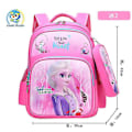 Miniatyrbild 1 av 5: Disney Frozen Skolväskor Barn Ryggsäckar För Flickor Vattentät Ryggsäck Grundskola Mochila Bokväska C 3