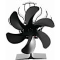Miniatyrbillede 1 af 4: 2025 Egnet Varme Drevet Brændeovnsventilator, 6 Blade Pejseventilator, Brændeovnsventilator