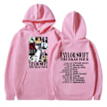 Miniatyrbillede 1 af 2: Taylor Swift perifer hættetrøje 3D-printet Taylor Swift unisex sweatshirt XL