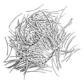 Miniatyrbild 1 av 5: 200 st Böjda Nudelrör Distanspärlor Lång Smidig Twist DIY Smyckestillbehör Silver
