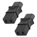 Miniatyrbild 1 av 5: 2 st 2-Pin Iec 320 C8 Hane till Iec 320 C9 Hona Ac Adapter 6A/250V Industriell Strömomvandlare