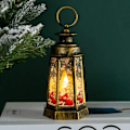 Miniatyrbild 1 av 5: Upplyst Jul Snögloblykta Batteridriven LED Nattlampa med Krok Julgransprydnader Presentidéer Coffee
